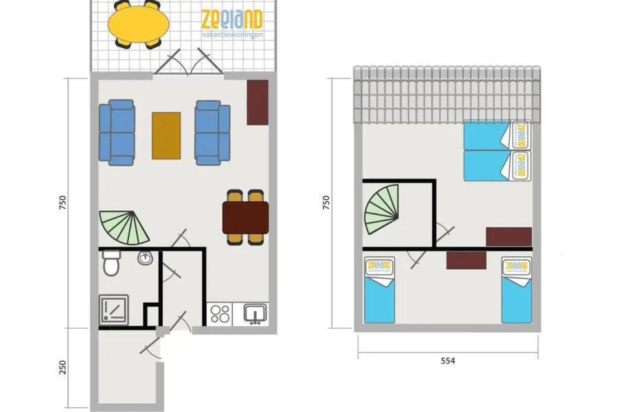 Plattegronden woningen type 05 HQ